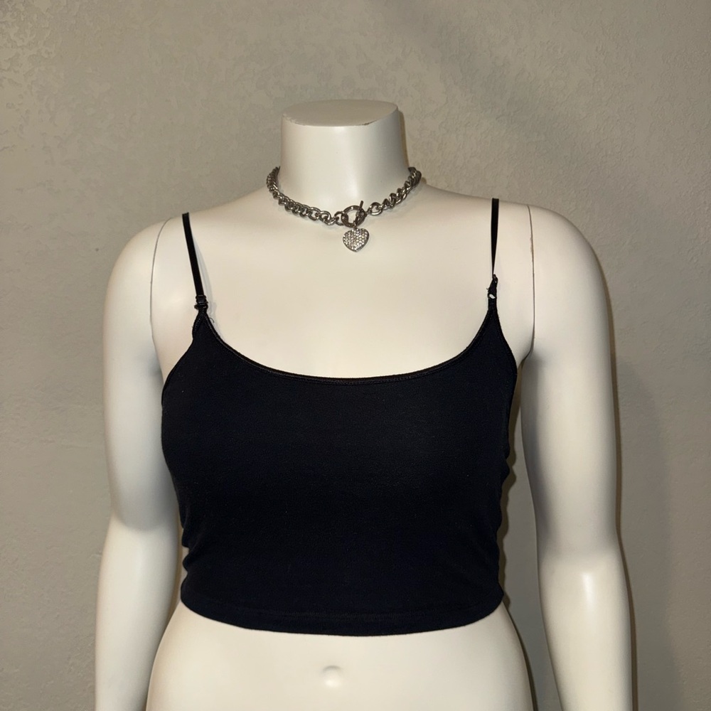 Gildan Women's Black Camisole Top